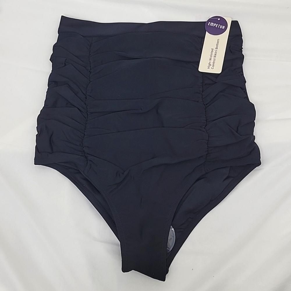 Full Coverage High-Waisted Control Shapewear Black Bikini Bottom Size XXL 16-18 - Picture 5 of 7